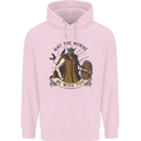 May the Norse Be With You Funny Viking Mens 80% Cotton Hoodie Light Pink