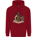 May the Norse Be With You Funny Viking Mens 80% Cotton Hoodie Red