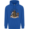 May the Norse Be With You Funny Viking Mens 80% Cotton Hoodie Royal Blue