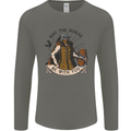 May the Norse Be With You Funny Viking Mens Long Sleeve T-Shirt Charcoal