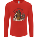 May the Norse Be With You Funny Viking Mens Long Sleeve T-Shirt Red