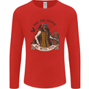 May the Norse Be With You Funny Viking Mens Long Sleeve T-Shirt Red