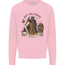 May the Norse Be With You Funny Viking Mens Sweatshirt Jumper Light Pink