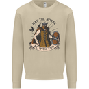 May the Norse Be With You Funny Viking Mens Sweatshirt Jumper Sand