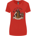 May the Norse Be With You Funny Viking Womens Wider Cut T-Shirt Red