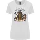 May the Norse Be With You Funny Viking Womens Wider Cut T-Shirt White