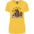 May the Norse Be With You Funny Viking Womens Wider Cut T-Shirt Yellow