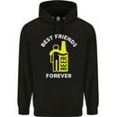 Me and Beer Best Friends Forever Funny Mens 80% Cotton Hoodie Black