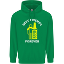 Me and Beer Best Friends Forever Funny Mens 80% Cotton Hoodie Irish Green