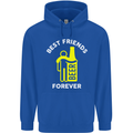 Me and Beer Best Friends Forever Funny Mens 80% Cotton Hoodie Royal Blue
