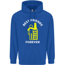 Me and Beer Best Friends Forever Funny Mens 80% Cotton Hoodie Royal Blue