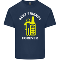 Me and Beer Best Friends Forever Funny Mens Cotton T-Shirt Tee Top Navy Blue