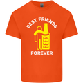 Me and Beer Best Friends Forever Funny Mens Cotton T-Shirt Tee Top Orange