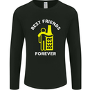 Me and Beer Best Friends Forever Funny Mens Long Sleeve T-Shirt Black