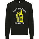 Me and Beer Best Friends Forever Funny Mens Sweatshirt Jumper Black