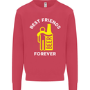 Me and Beer Best Friends Forever Funny Mens Sweatshirt Jumper Heliconia