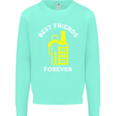 Me and Beer Best Friends Forever Funny Mens Sweatshirt Jumper Peppermint