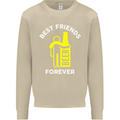 Me and Beer Best Friends Forever Funny Mens Sweatshirt Jumper Sand