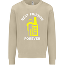 Me and Beer Best Friends Forever Funny Mens Sweatshirt Jumper Sand