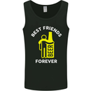 Me and Beer Best Friends Forever Funny Mens Vest Tank Top Black
