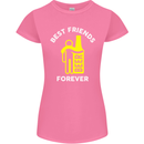 Me and Beer Best Friends Forever Funny Womens Petite Cut T-Shirt Azalea