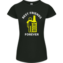 Me and Beer Best Friends Forever Funny Womens Petite Cut T-Shirt Black