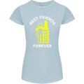 Me and Beer Best Friends Forever Funny Womens Petite Cut T-Shirt Light Blue