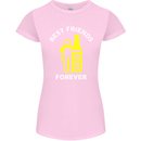 Me and Beer Best Friends Forever Funny Womens Petite Cut T-Shirt Light Pink