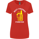 Me and Beer Best Friends Forever Funny Womens Wider Cut T-Shirt Red