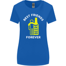 Me and Beer Best Friends Forever Funny Womens Wider Cut T-Shirt Royal Blue