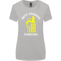 Me and Beer Best Friends Forever Funny Womens Wider Cut T-Shirt Sports Grey
