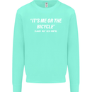 Me or the Bicycle Said My Ex-Wife Cycling Mens Sweatshirt Jumper Peppermint