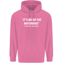 Me or the Motorbike Said My Ex-Wife Biker Mens 80% Cotton Hoodie Azelea