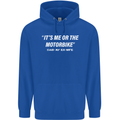 Me or the Motorbike Said My Ex-Wife Biker Mens 80% Cotton Hoodie Royal Blue