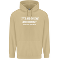 Me or the Motorbike Said My Ex-Wife Biker Mens 80% Cotton Hoodie Sand