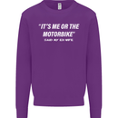 Me or the Motorbike Said My Ex-Wife Biker Mens Sweatshirt Jumper Purple