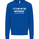 Me or the Motorbike Said My Ex-Wife Biker Mens Sweatshirt Jumper Royal Blue