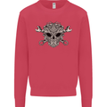 Mechanic Engine Skull Mens Sweatshirt Jumper Heliconia