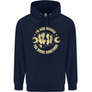 Mechanic Here Because You Broke Something Childrens Kids Hoodie Navy Blue