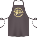 Mechanic Here Because You Broke Something Cotton Apron 100% Organic Dark Grey