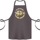 Mechanic Here Because You Broke Something Cotton Apron 100% Organic Dark Grey