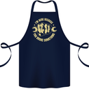 Mechanic Here Because You Broke Something Cotton Apron 100% Organic Navy Blue