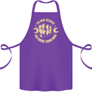 Mechanic Here Because You Broke Something Cotton Apron 100% Organic Purple