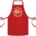 Mechanic Here Because You Broke Something Cotton Apron 100% Organic Red