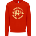 Mechanic Here Because You Broke Something Kids Sweatshirt Jumper Bright Red