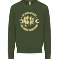 Mechanic Here Because You Broke Something Kids Sweatshirt Jumper Forest Green