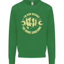 Mechanic Here Because You Broke Something Kids Sweatshirt Jumper Irish Green