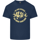 Mechanic Here Because You Broke Something Kids T-Shirt Childrens Navy Blue