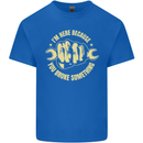 Mechanic Here Because You Broke Something Kids T-Shirt Childrens Royal Blue