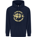 Mechanic Here Because You Broke Something Mens 80% Cotton Hoodie Navy Blue